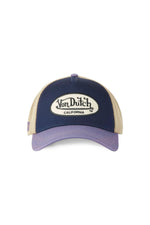 Tricolor mesh cap with logo patch - Image n°4