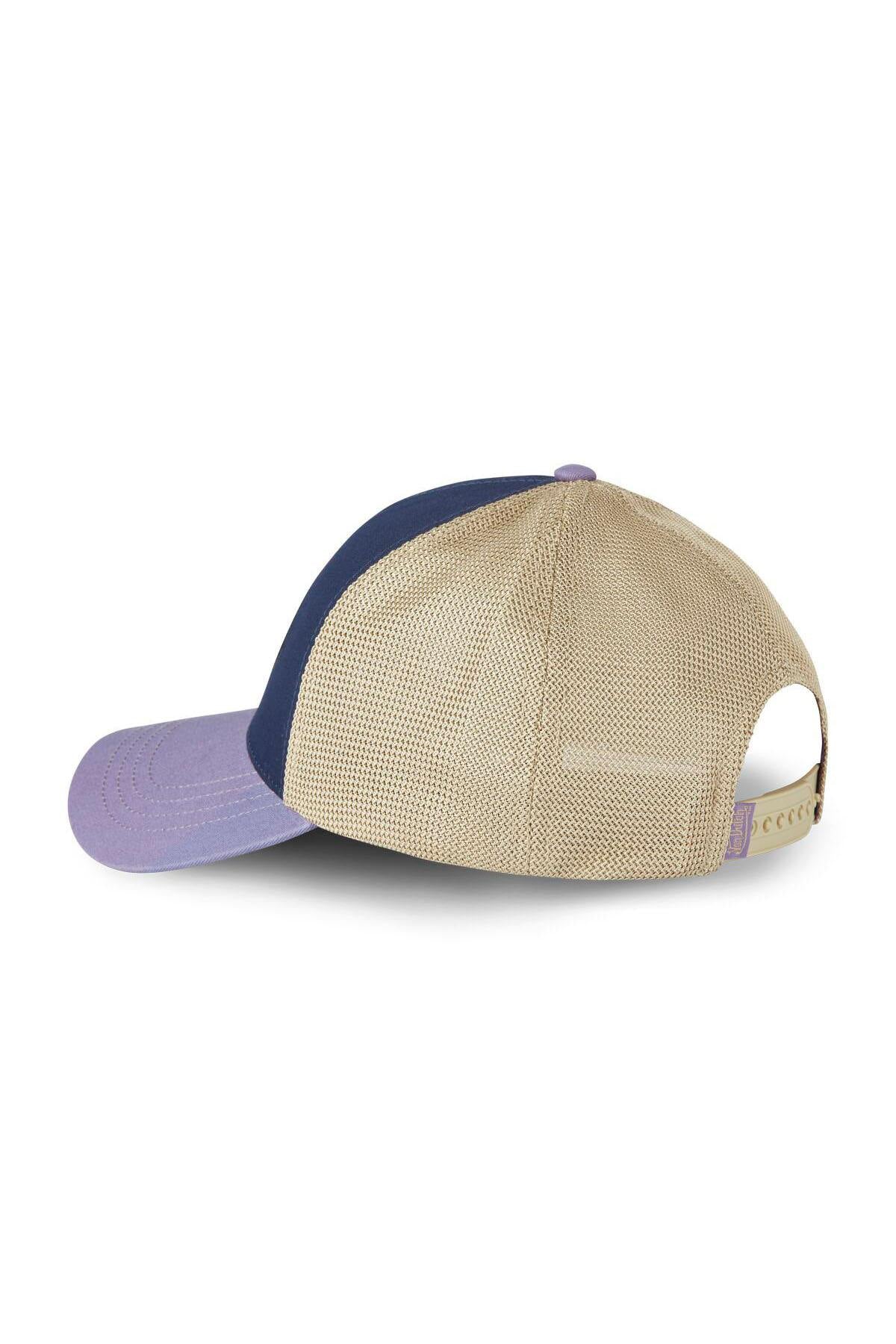 Tricolor mesh cap with logo patch - Image n°2