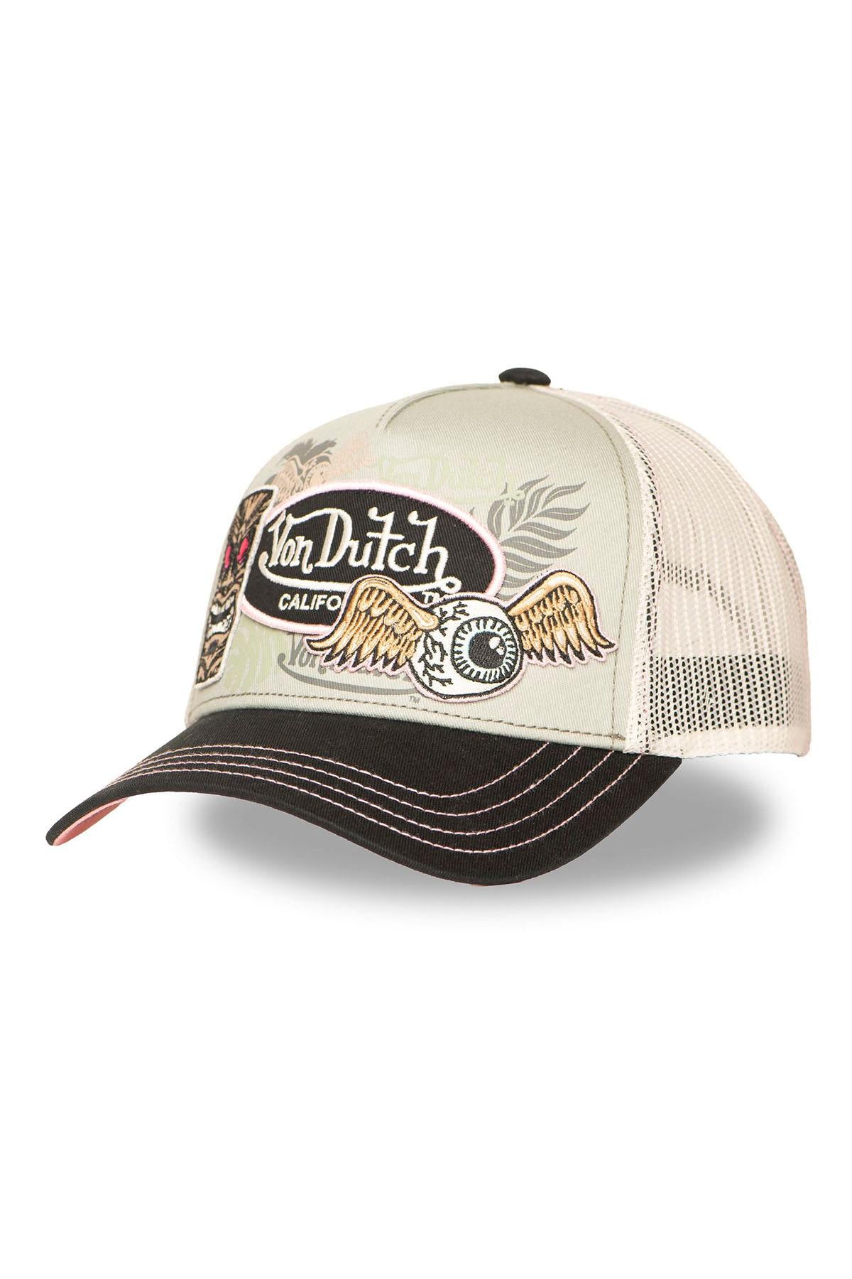 Von Dutch trucker cap with patches - Image n°1