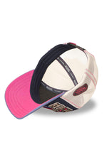 Blue and pink trucker cap with Von Dutch patches - Image n°5