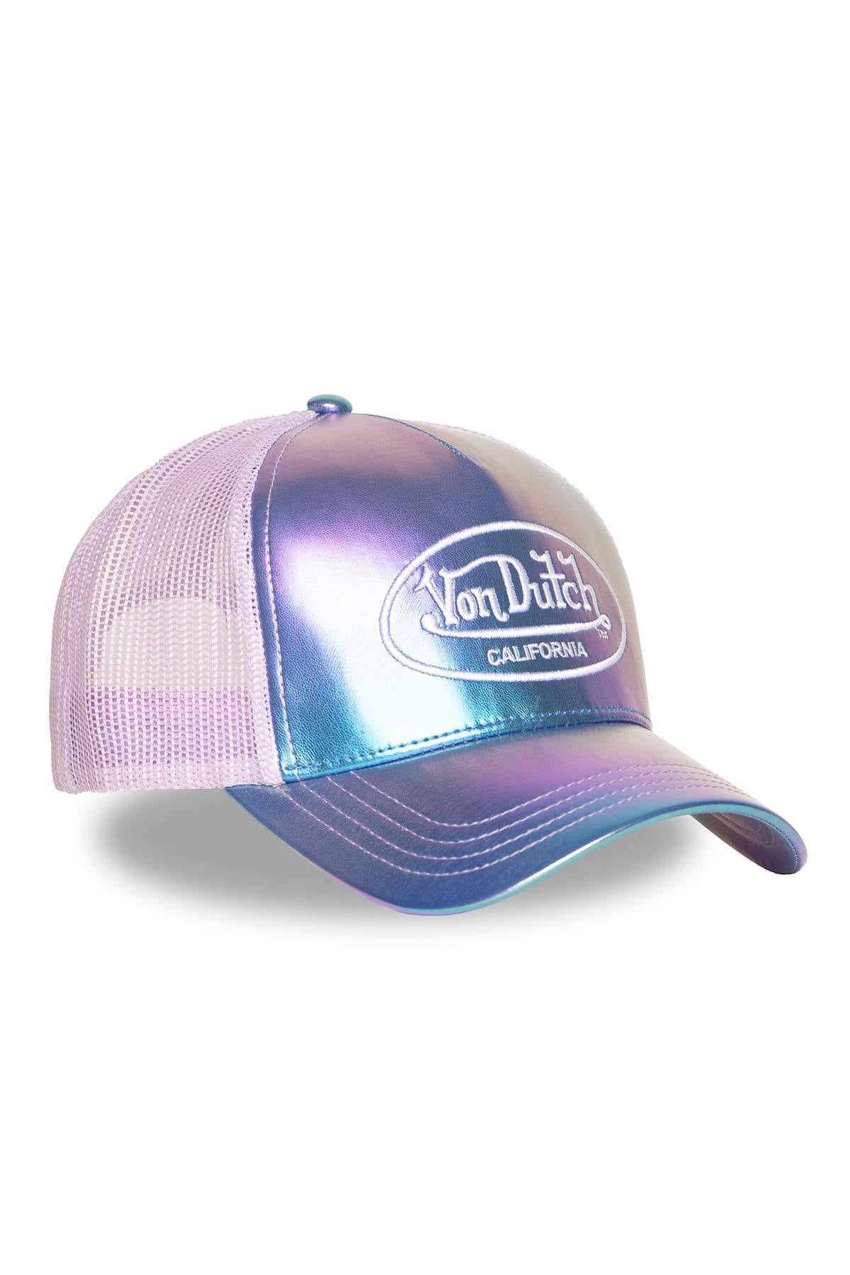 pink/purple holographic mesh cap - Image n°7