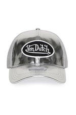 Shiny silver mesh cap - Image n°4