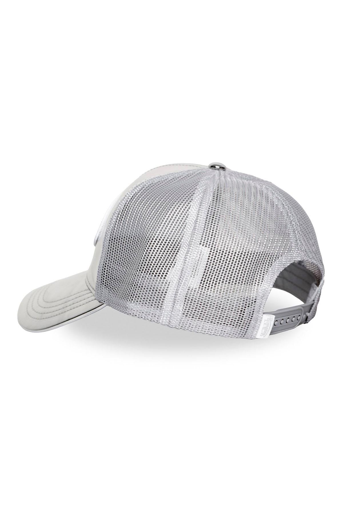 Shiny silver mesh cap - Image n°2