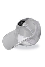 Shiny silver mesh cap - Image n°5