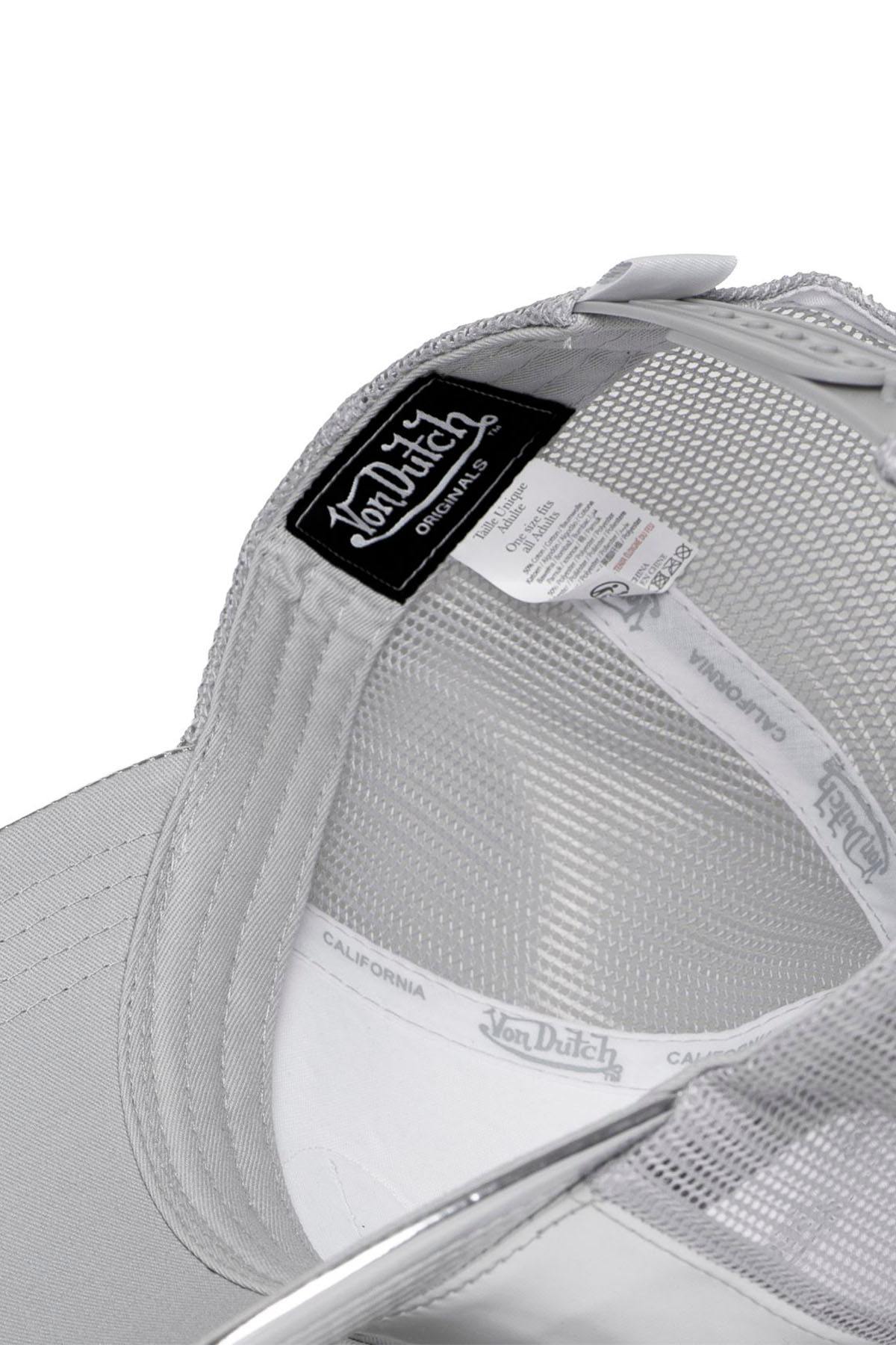 Shiny silver mesh cap - Image n°6