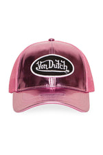 Shiny pink mesh cap - Image n°4