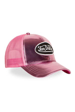 Shiny pink mesh cap - Image n°7