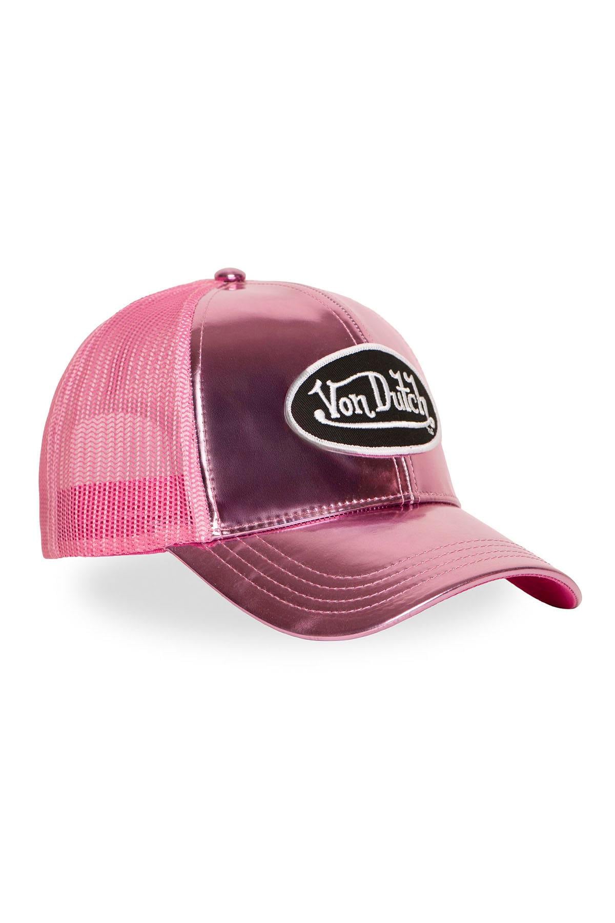 Shiny pink mesh cap - Image n°7