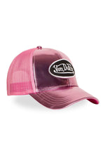 Shiny pink mesh cap - Image n°7