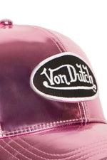 Shiny pink mesh cap - Image n°3