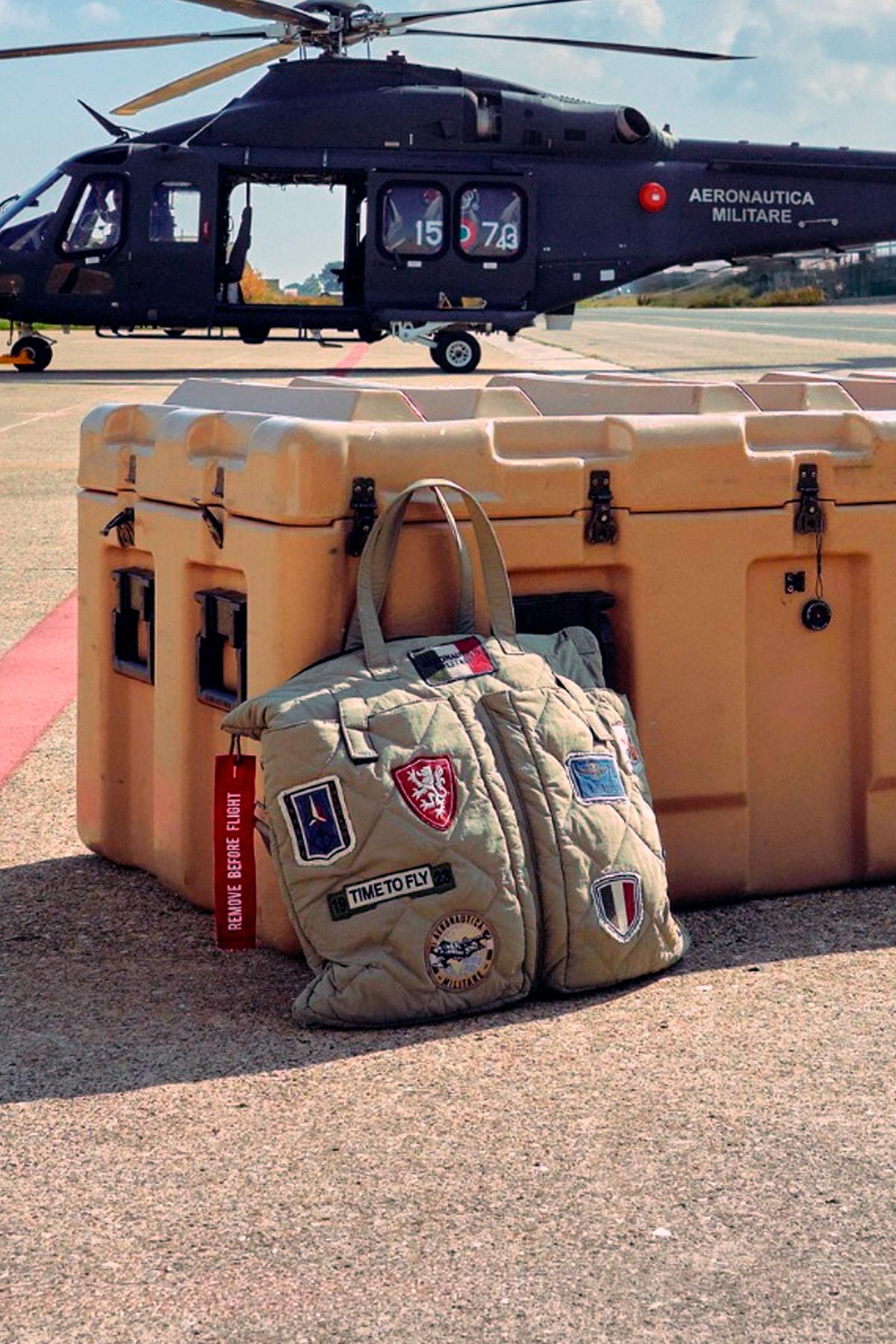 Green multi-patch quilted bag - Image n°3