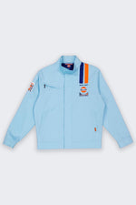 Gulf light blue racing textile jacket - Image n°3