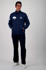 Navy blue Gulf zip-up sweatshirt - Image n°2