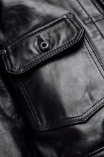 Horsehide trucker jacket made in USA - Image n°6