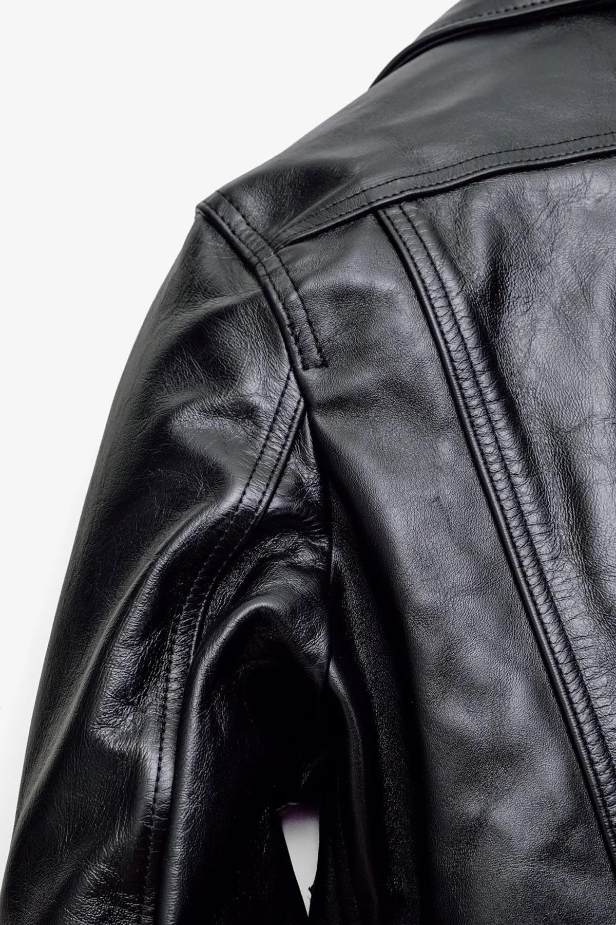 Horsehide trucker jacket made in USA - Image n°8