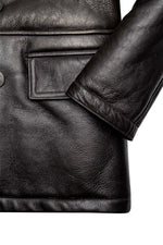 Brown shearling coat Made in USA - Image n°7