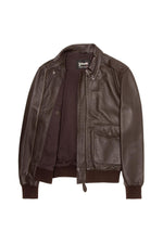 Classic brown pilot jacket - Image n°4
