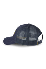 navy blue and yellow mesh cap - Image n°2