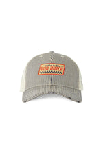 Mesh cap with stripes and patch - Image n°4