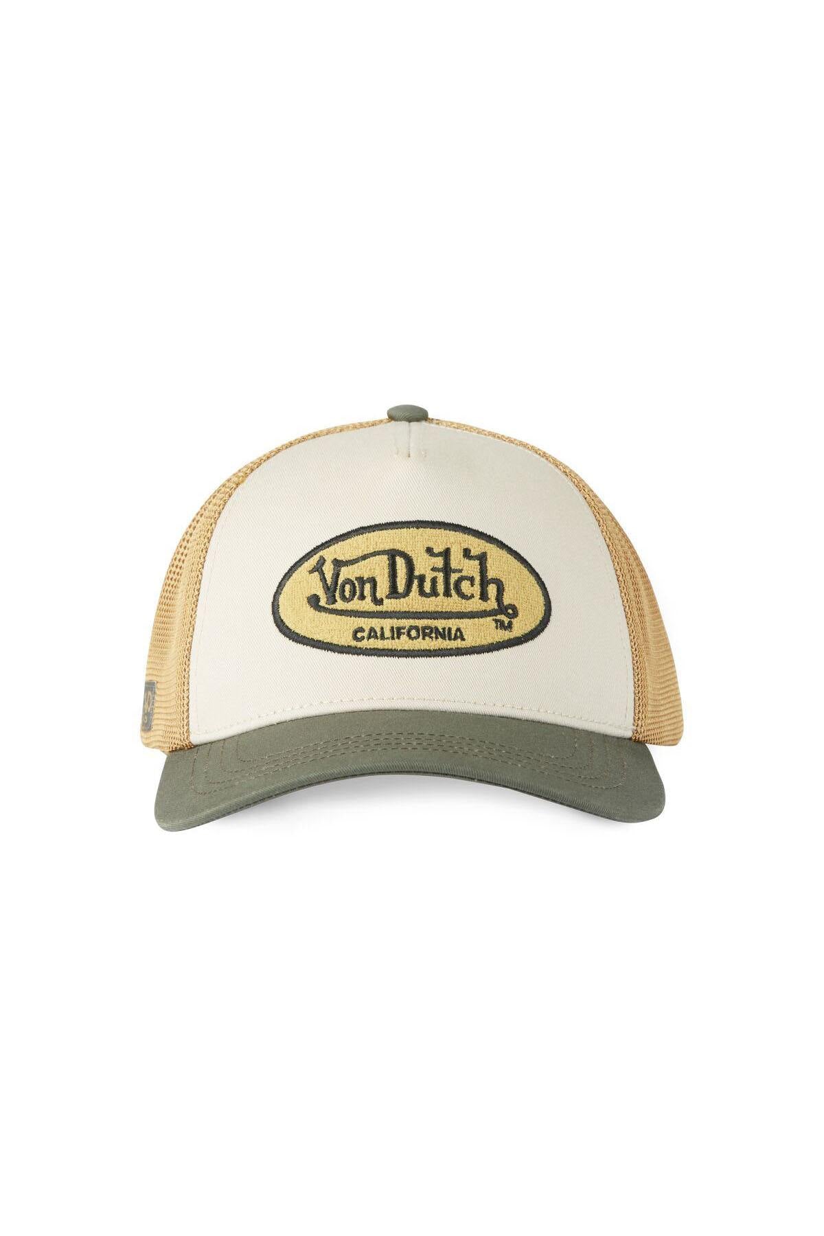 Tricolor mesh cap with logo badge - Image n°3