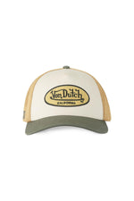 Tricolor mesh cap with logo badge - Image n°3