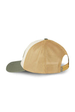 Tricolor mesh cap with logo badge - Image n°2