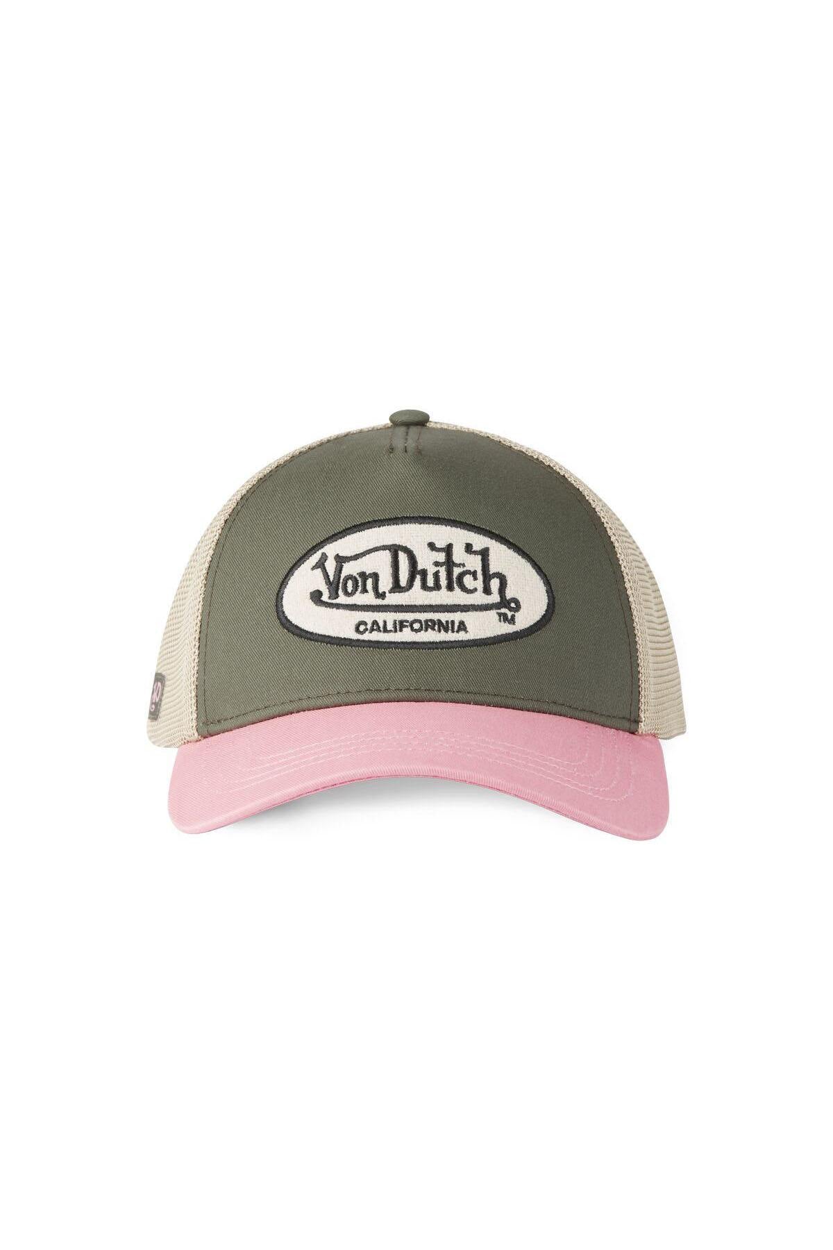 Tricolor mesh cap with logo badge - Image n°4