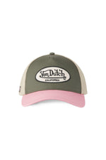 Tricolor mesh cap with logo badge - Image n°4
