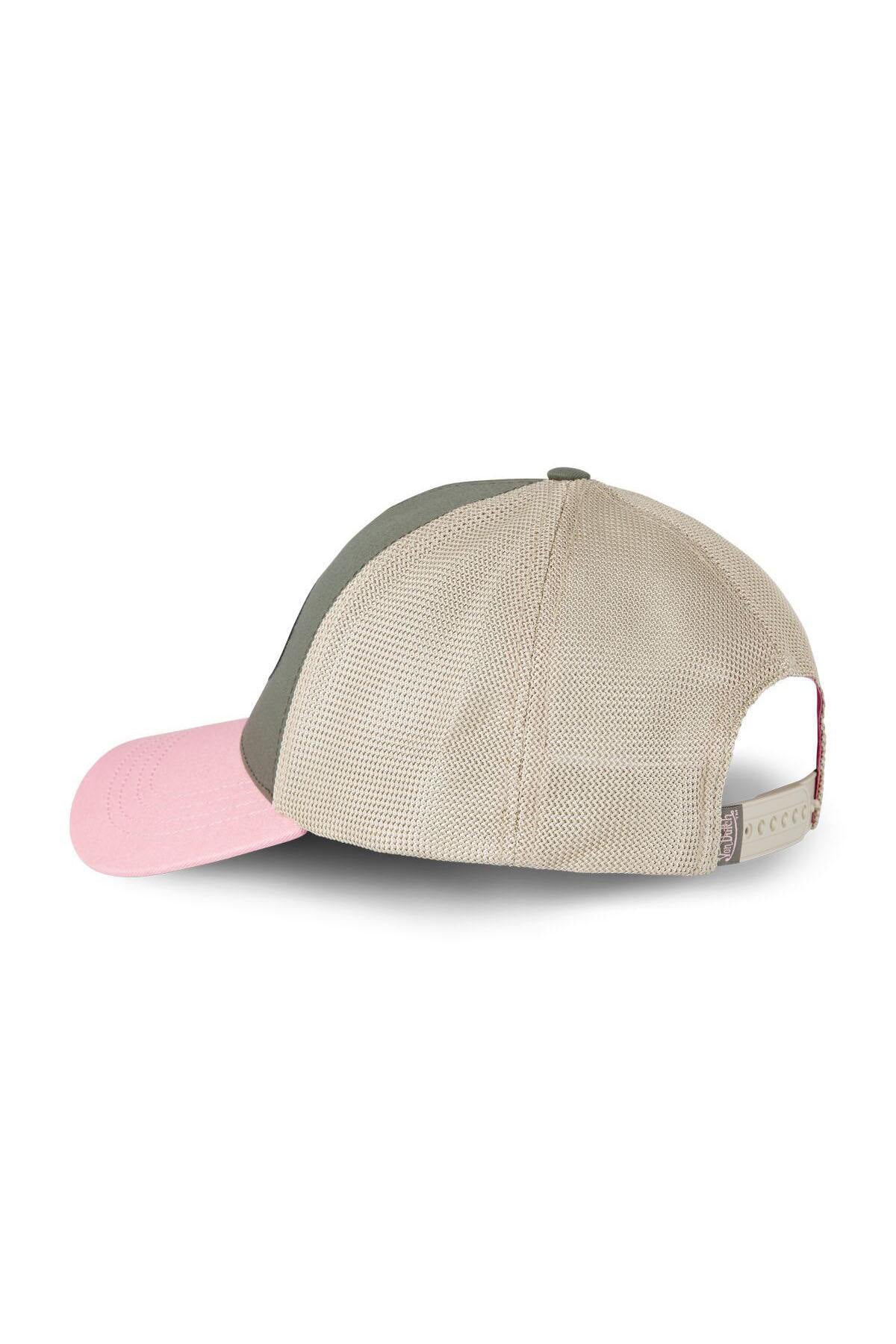 Tricolor mesh cap with logo badge - Image n°2