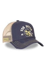 Blue and yellow illustrated mesh cap - Image n°5