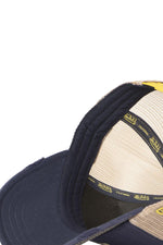 Blue and yellow illustrated mesh cap - Image n°7