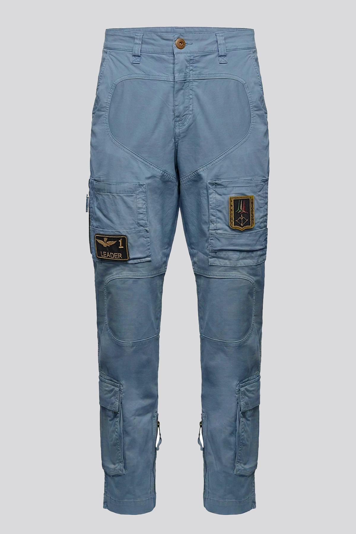 Blue Italian Air Force Anti-G Trousers - Image n°1
