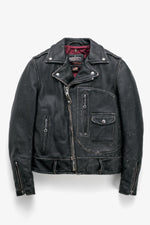 Schott 568VN: stone-washed cowhide, vintage scars. Built to ride. - Image n°1