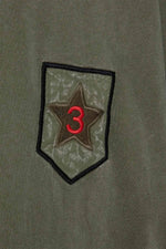 Army t-shirt with khaki badge, made of organic cotton - Image n°7