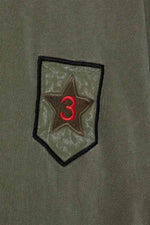 Army t-shirt with khaki badge, made of organic cotton - Image n°7