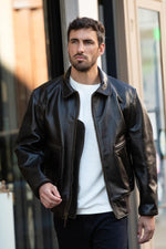 Vintage-style Mod Raiders leather aviator jacket - Image n°6