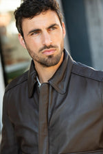 Classic brown pilot jacket - Image n°3