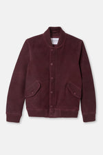 Teddy jacket in oiled nubuck, burgundy color - Image n°6