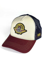 Tricolor mesh cap with Motor patch - Image n°3