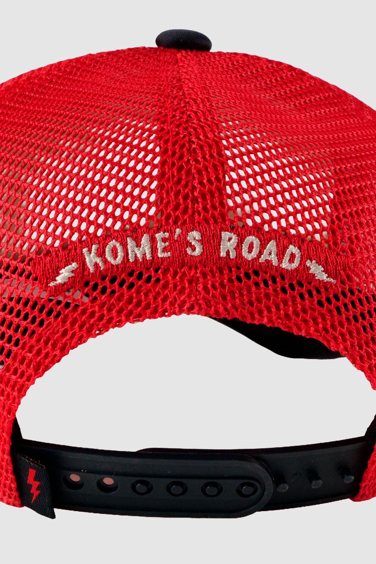 Tricolour mesh cap with logo - Image n°3