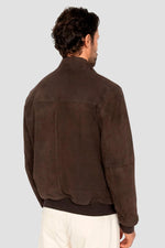 Stardust brown suede leather jacket - Image n°2