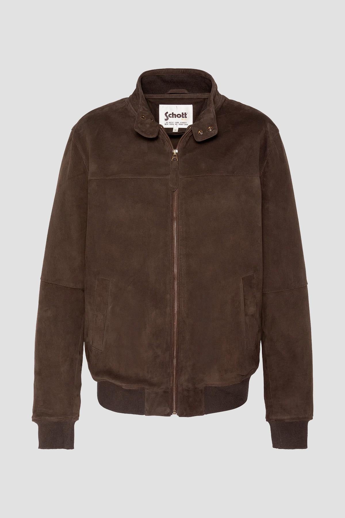 Stardust brown suede leather jacket - Image n°4