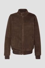 Stardust brown suede leather jacket - Image n°3