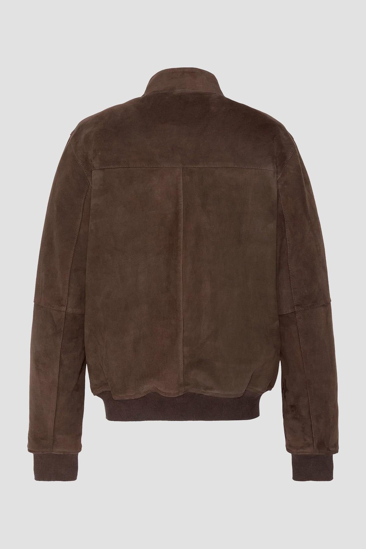 Stardust brown suede leather jacket - Image n°6
