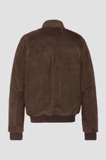 Stardust brown suede leather jacket - Image n°6