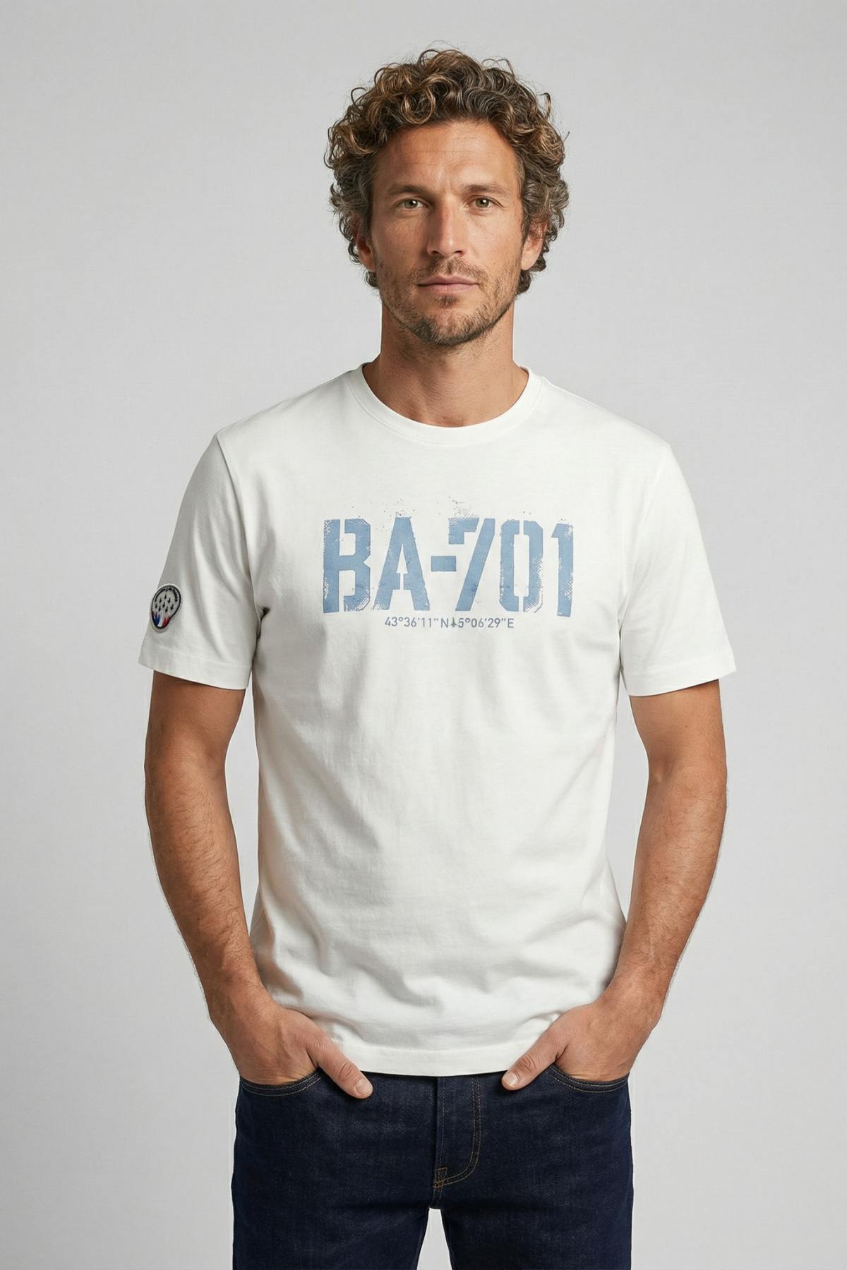 Off-white army-style T-shirt - Image n°1