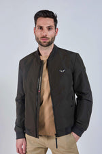Khaki waterproof jacket of the Patrouille de France - Image n°1
