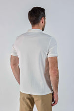 Men's white Patrouille de France polo shirt - Image n°2