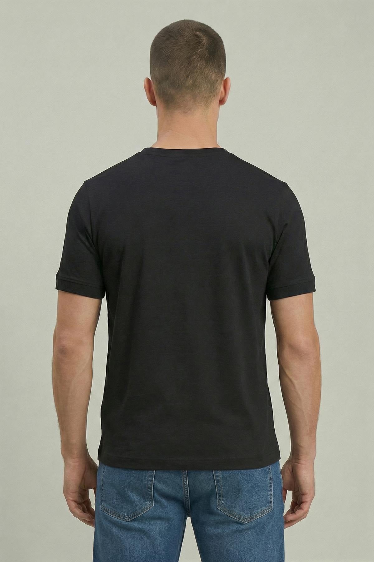 Black T-shirt with Patrouille de France print - Image n°2