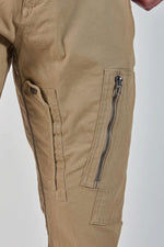 Sand-colored Patrouille de France aviator-style trousers - Image n°4